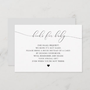 Convites Livros de Script Elegante ASHER para Placa de Chá