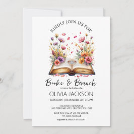 Convites Livros e Chá de panela Brunch