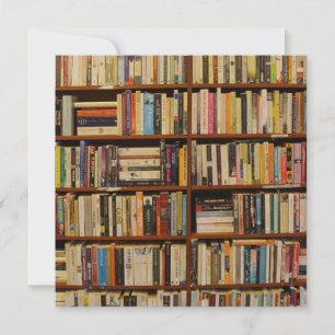 Convites Livros na biblioteca