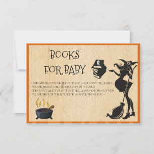 Convites Livros para Bebê Bruxas da Cervejaria de Halloween