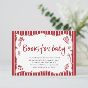 Convites Livros para Bebê Chamada de Bebê Italiano para Jog