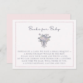 Convites Livros-quadro de flores manuscritos pontilhados pa