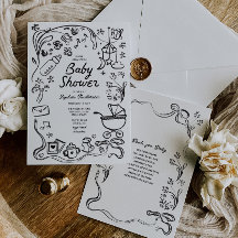 Livros Whimsical Desenhados à Mão para Bebê, Chá d