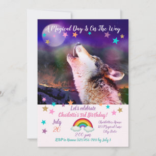 Convites Lobo à noite