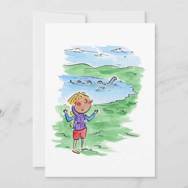 Convites Loch Ness (Frente)