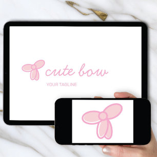 Convites Logo Baixar Laço Fofo   Ícone de Boutique e Beleza