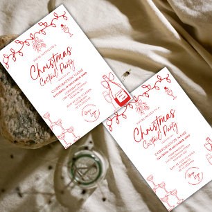 Convites LOGO Doodle Corporation Christmas Coctail Party