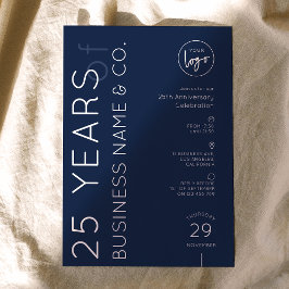 Convites Logotipo Corporativo do Jantar de Aniversário de N