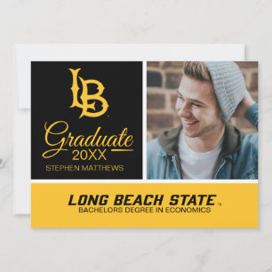 Convites Logotipo de Graduação da Long Beach State