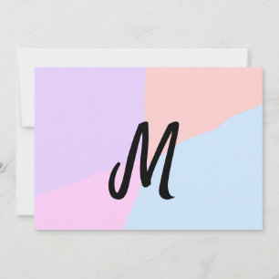 Convites logotipo monograma minimalista simples personaliza