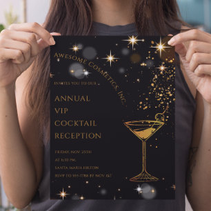 Convites Logotipo personalizado Cocktail Evento Empresarial