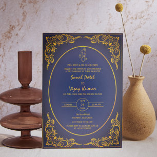 Convites Logotipo Personalizado De Foto Ganesha Do Casament