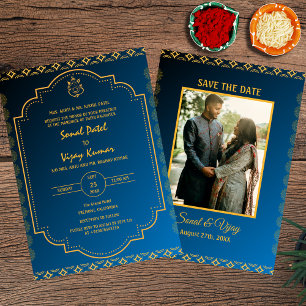 Convites Logotipo Personalizado De Foto Ganesha Do Casament