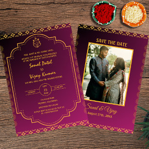 Convites Logotipo Personalizado De Foto Ganesha Do Casament