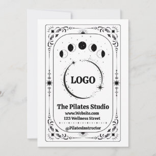 Convites Logotipo Personalizado Tarot Pilates Ioga Negócios