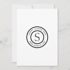 Convites Logotipo profissional simples moderno
