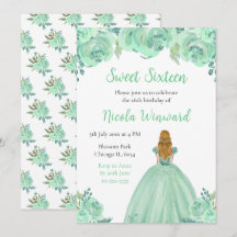 Loira Princesa Mint Floral Sweet Sessenta