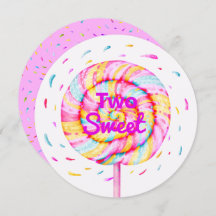 Lollipop Dois Doces Caramelo Pink
