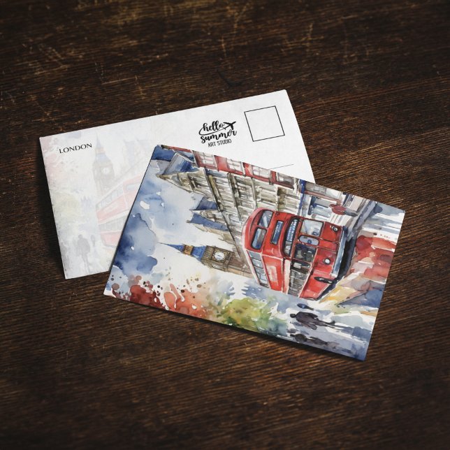 Convites London Watercolor (Criador carregado)