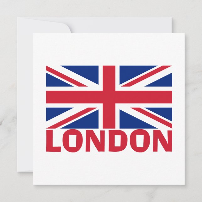 Convites Londres em Red (Frente)