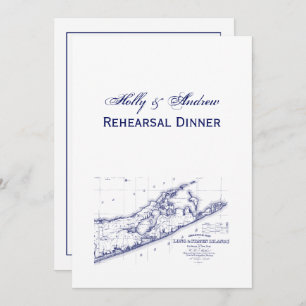 Convites Long Island The Hamptons Map VC