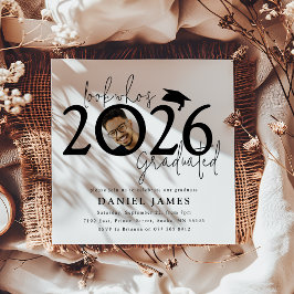 Convites Look who's Graduated Photo Graduation Party