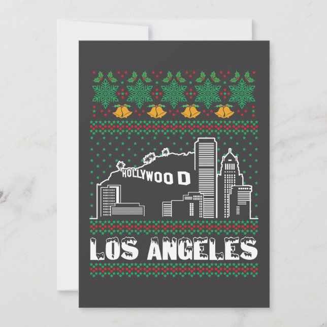 Convites Los Angeles Ugly Christmas (Frente)