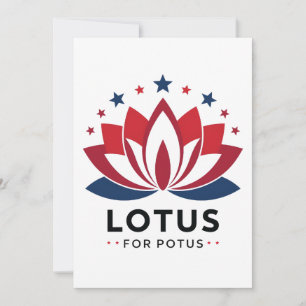 Convites Lotus para POTUS Kamala Harris 2024