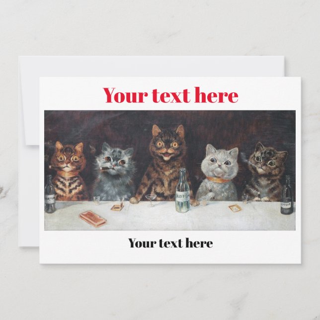 Convites Louis Wain Poster (Frente)