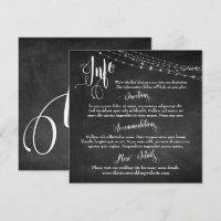 Lousa com Cordões de Luz, Roteiro de Informações d