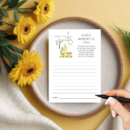 Convites Love 1rua Spritz Who's Memory Chá de panela Game