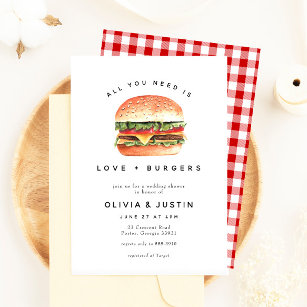 Convites Love + Burgers Picnic CHURRASCO