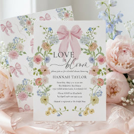 Convites Love in Bloom Bridal Shower
