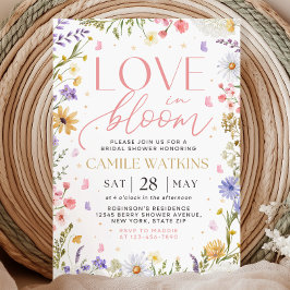 Convites Love in Bloom Bridal Shower Invitation
