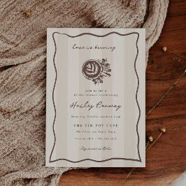 Convites "Love is Brewing" Coffee Bridal Shower