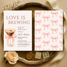 Love is Brewing  Espresso Martini Bridal Shower