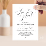 Convites “Love Is Patient” Wedding Postpone Announcement<br><div class="desc">Share your updated wedding plans with grace using this elegant wedding postponement announcement card. Featuring the heartfelt phrase “Love Is Patient” in flowing calligraphy paired with refined minimalist typography, this design offers a beautiful and thoughtful way to inform guests of your new celebration date. Perfect for couples who appreciate timeless,...</div>