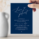 Convites “Love Is Patient” Wedding Postpone Announcement<br><div class="desc">Share your updated wedding plans with grace using this elegant wedding postponement announcement card. Featuring the heartfelt phrase “Love Is Patient” in flowing calligraphy paired with refined minimalist typography, this design offers a beautiful and thoughtful way to inform guests of your new celebration date. Perfect for couples who appreciate timeless,...</div>