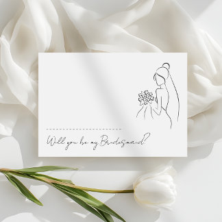 Convites Lovely Romantic Will You Be My Bridesmaid Proposal