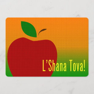 Convites L'Shana Tova Apple