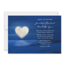 Lua do Coração com Casamento no inverno de praia c