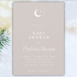 Convites Lua e estrelas das Cinzas de inverno