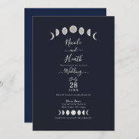 Lua Fases Azul Astrologia Celestial Casamento Azul