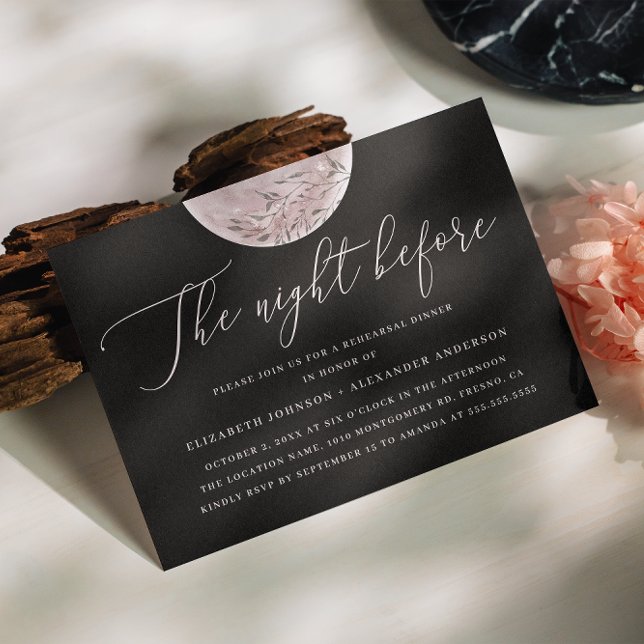 Convites Lua Preta e Esbranquiçada | Janto de ensaio celest (Criador carregado)