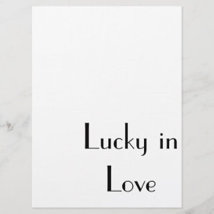 Convites "Lucky in Love" , casamento, engajamento ou convit