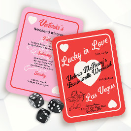 Convites Lucky in Love Tocando Bachelorette