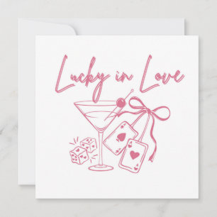 Convites Lucky Love Vegas Casino Bachelorette Bridal Party