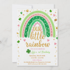 Convites Lucky One 1st Birthday Invitation