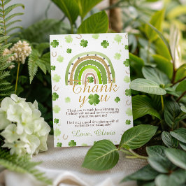 Convites Lucky One Birthday Thank You Card