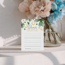 Convites Lucky One Birthday Time Capsule Card